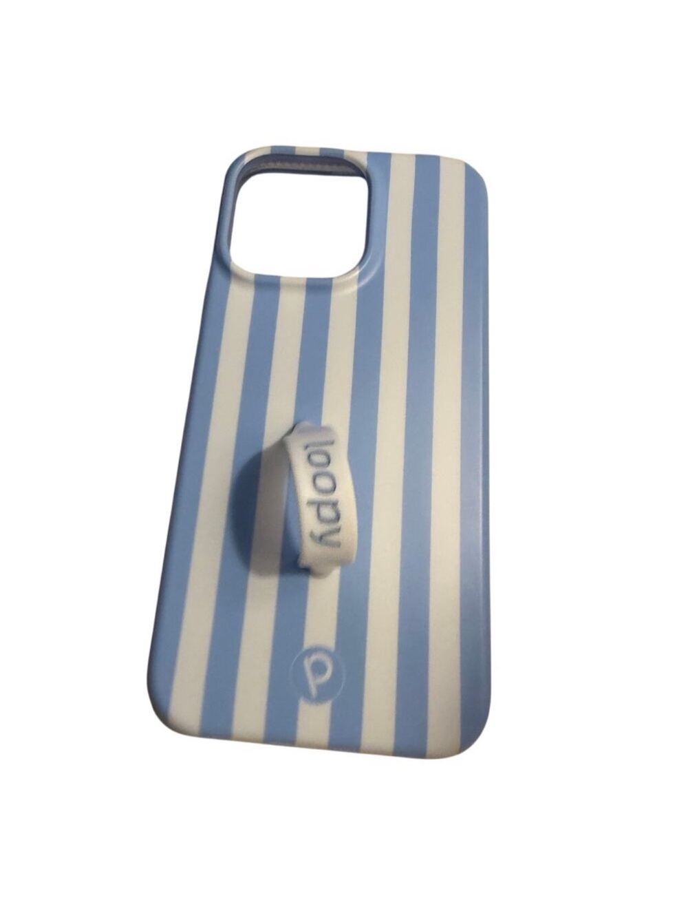 Loopy Case 14 Pro Max blue white stripe